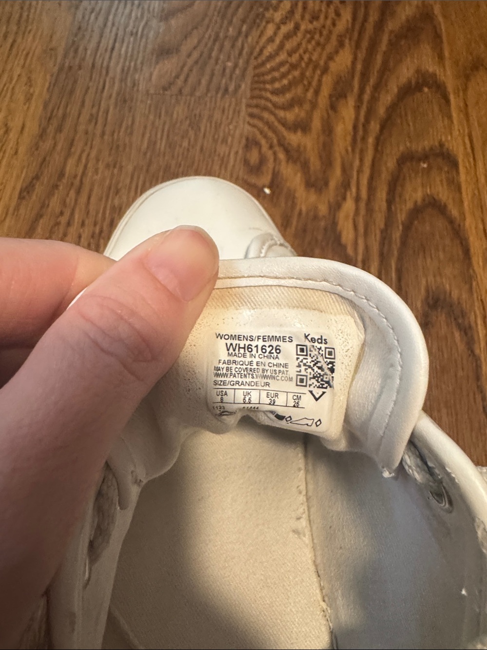 Keds White Leather Platform Sneakers - Picture 8 of 8